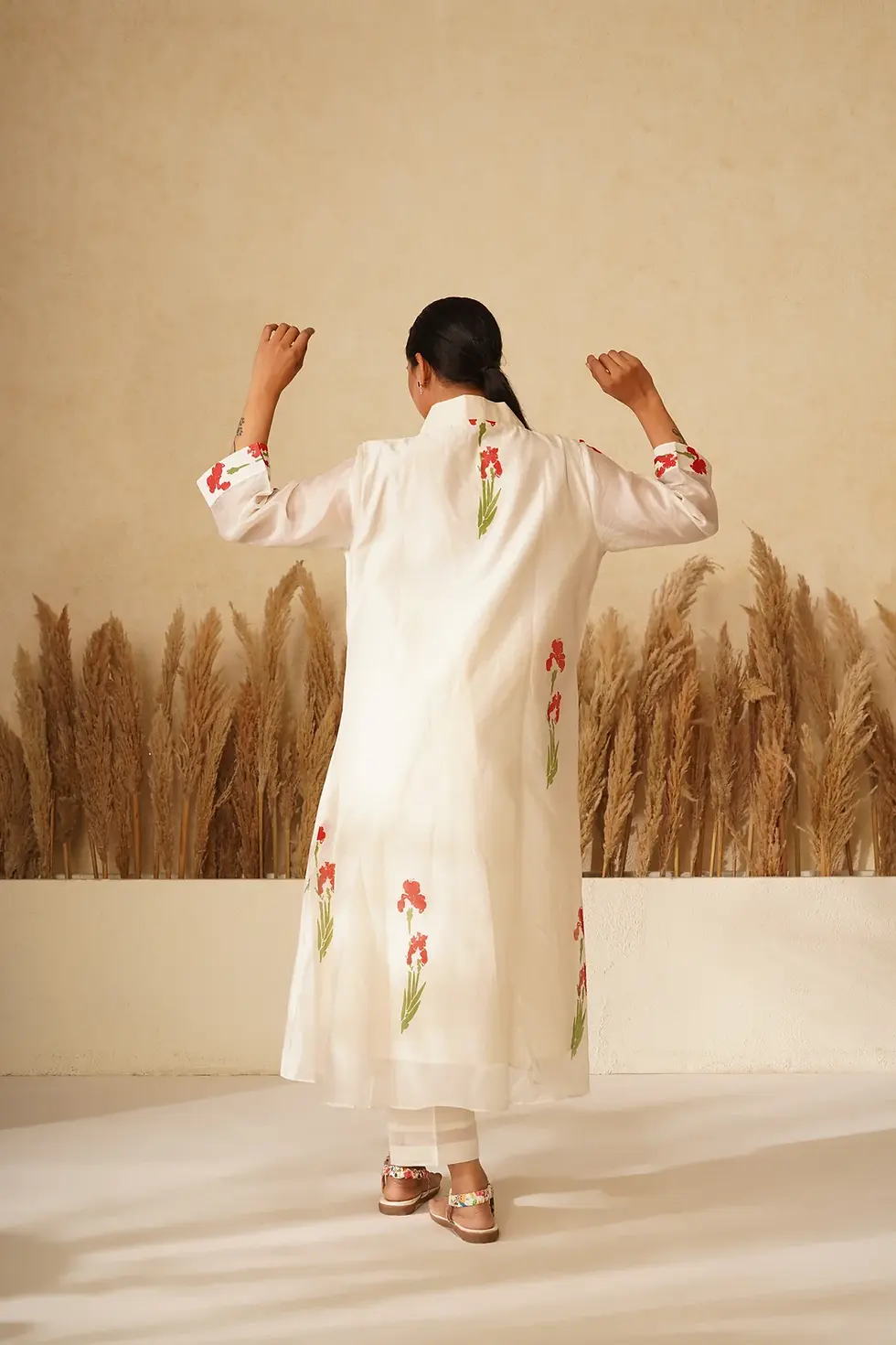 Thumbnail: Iris Block Print Kurta Set