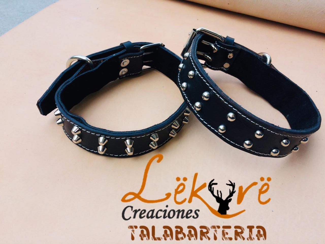Collar con tachas para perro