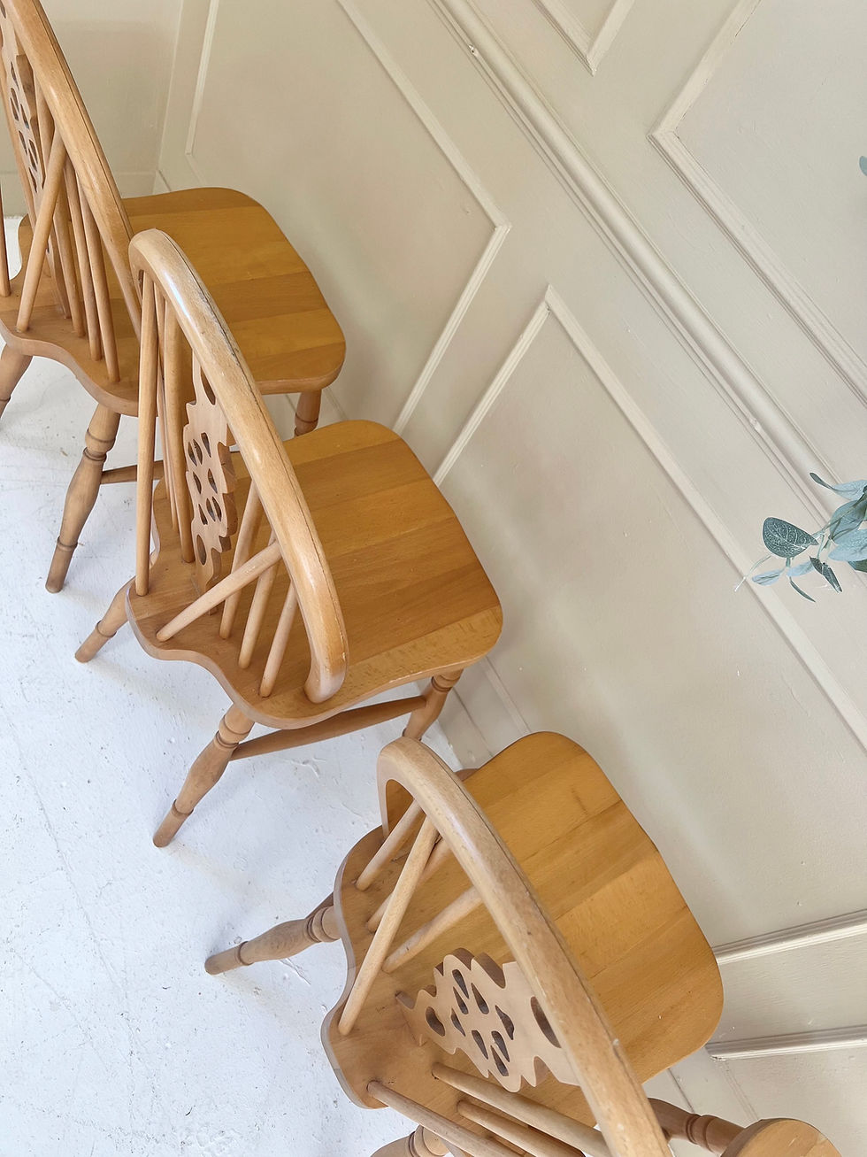 Thumbnail: Light Wheel Back Chairs