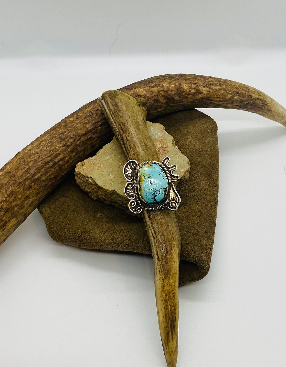 Spark of Life Sterling Silver and Turquoise Ring