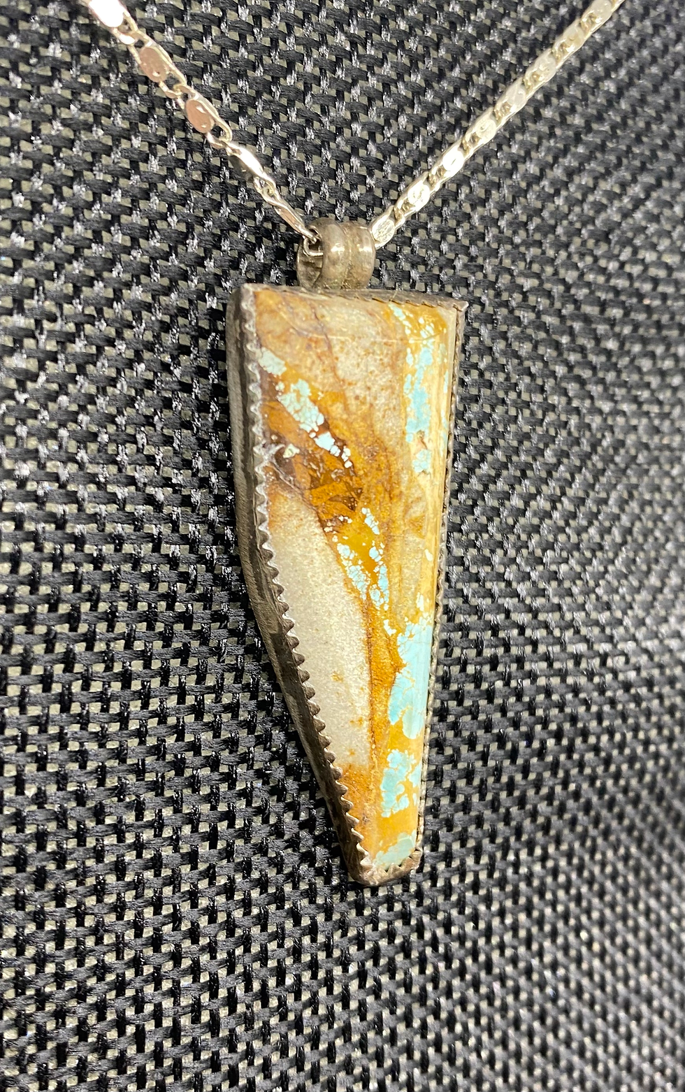 Thumbnail: Sterling Silver Pendant (Royston) turquoise