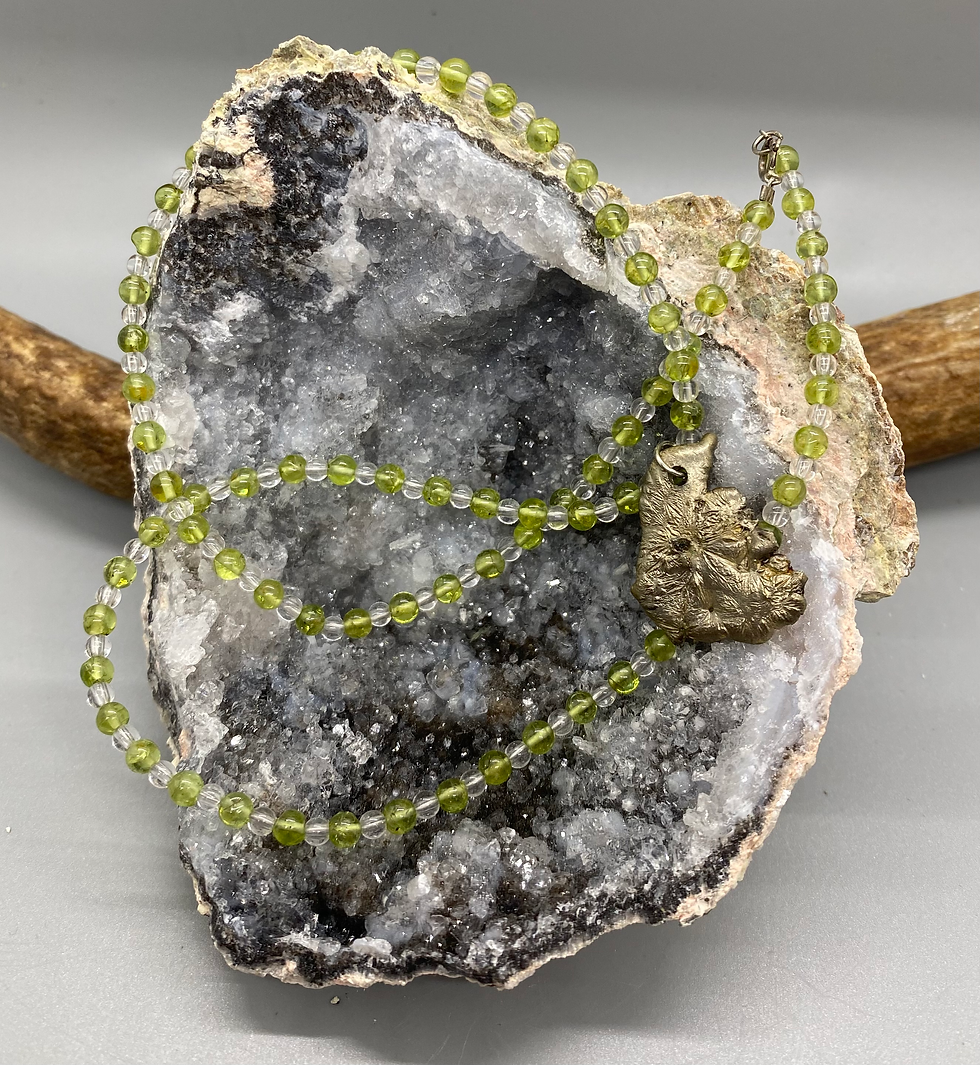 Sterling Silver Organic Casting Necklace