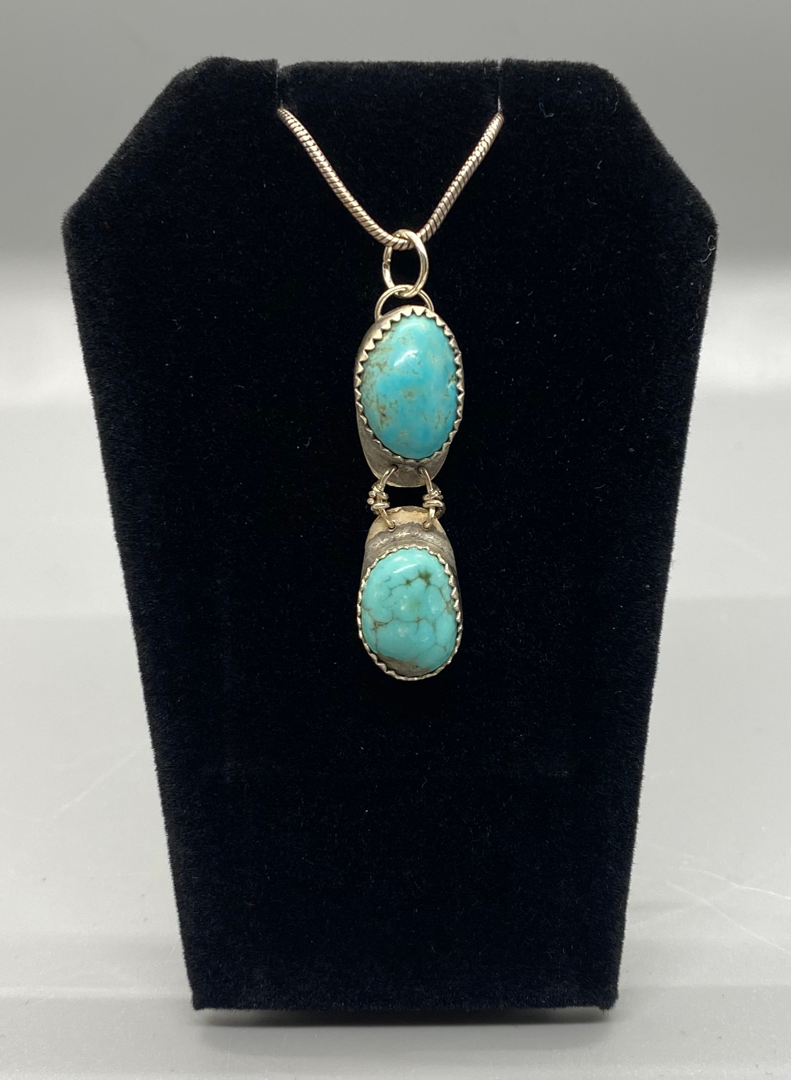 Turquoise Sterling Silver Pendant