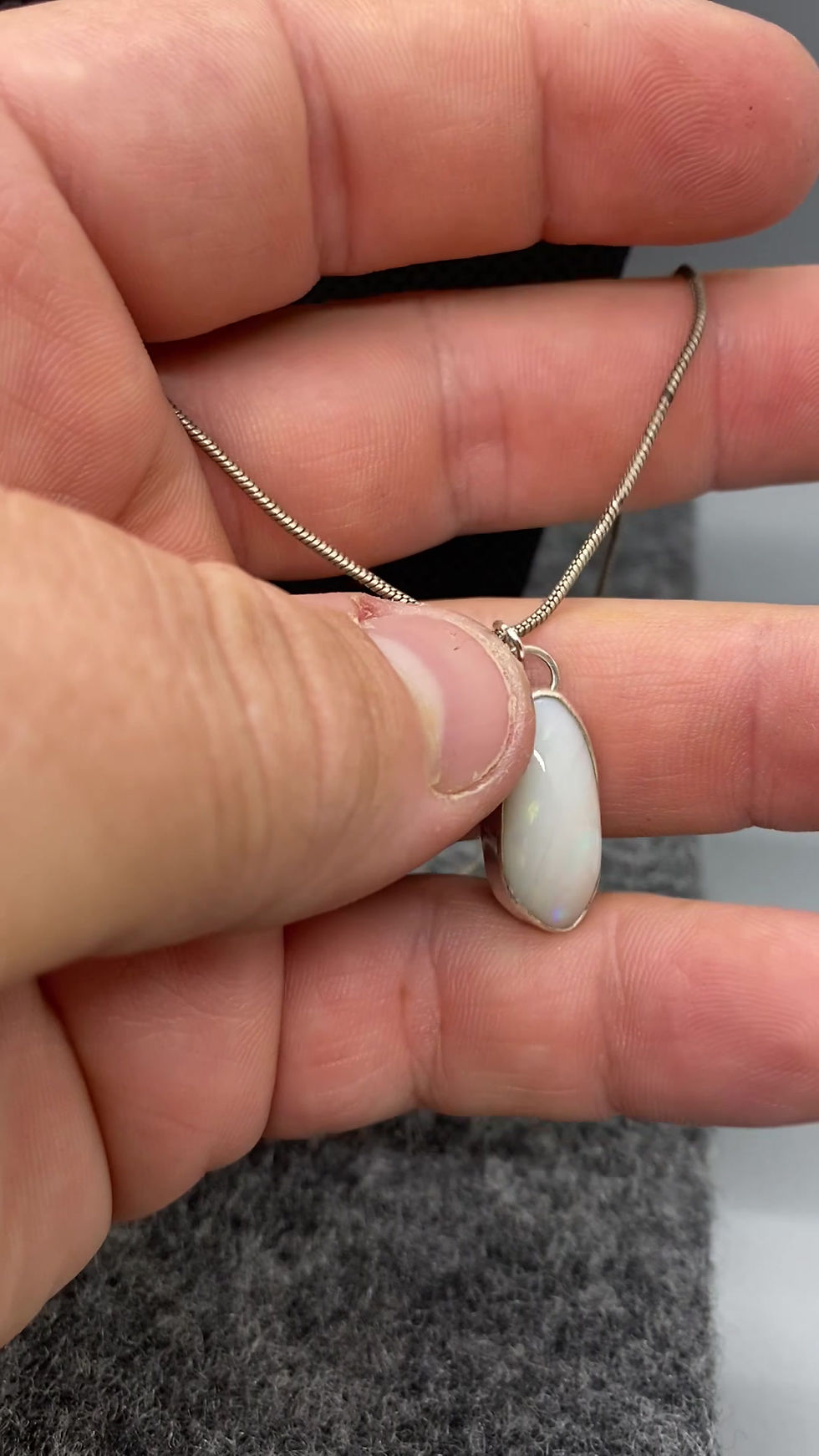 Thumbnail: Mintabie Opal Pendant