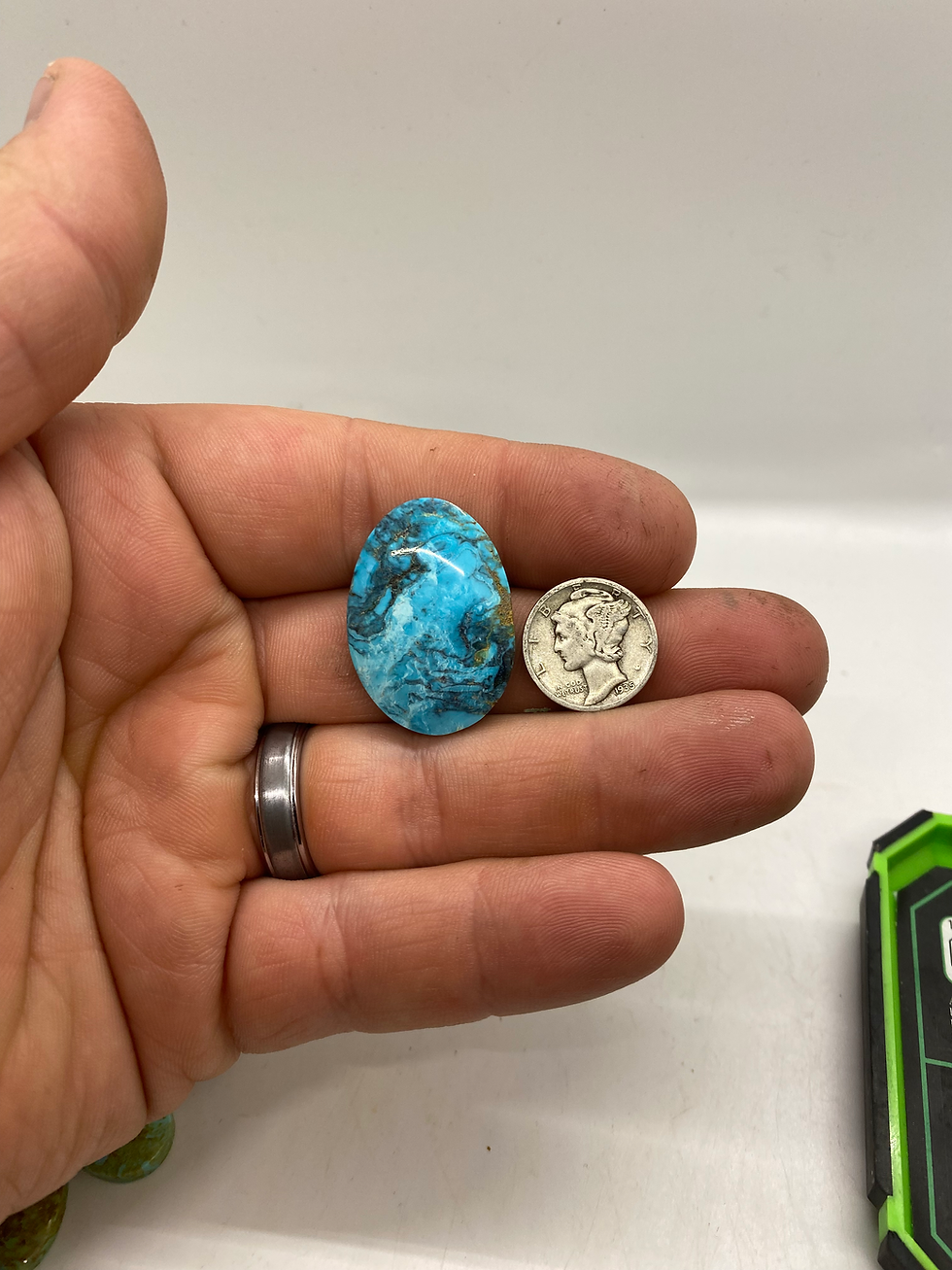 MJ Smoked Kingman Turquoise