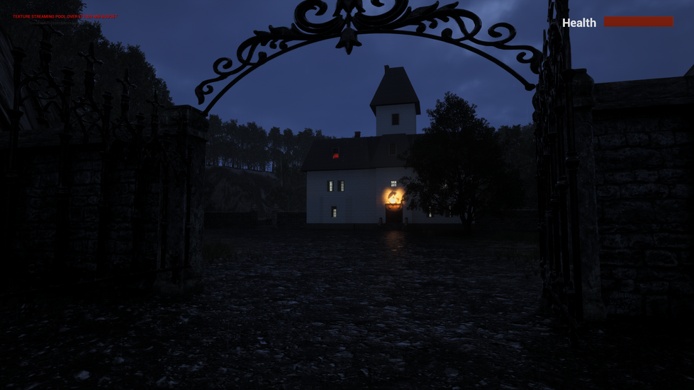 Approaching an old victorian mansion