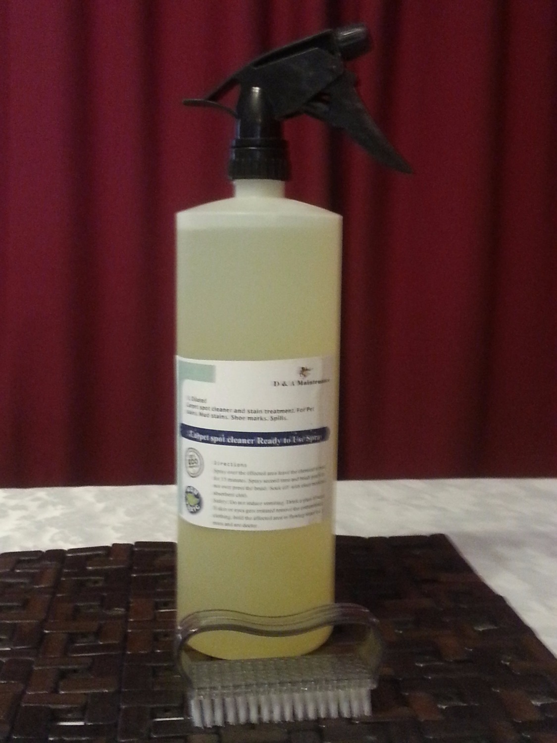 Carpet stain remover