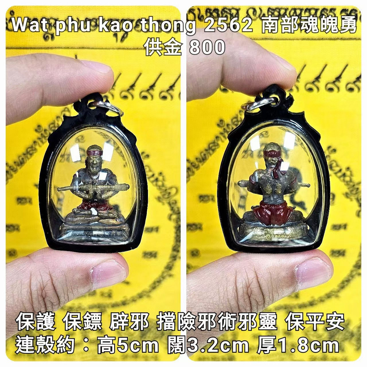 wat phu khao thong 2562 魂魄勇(南部法相)