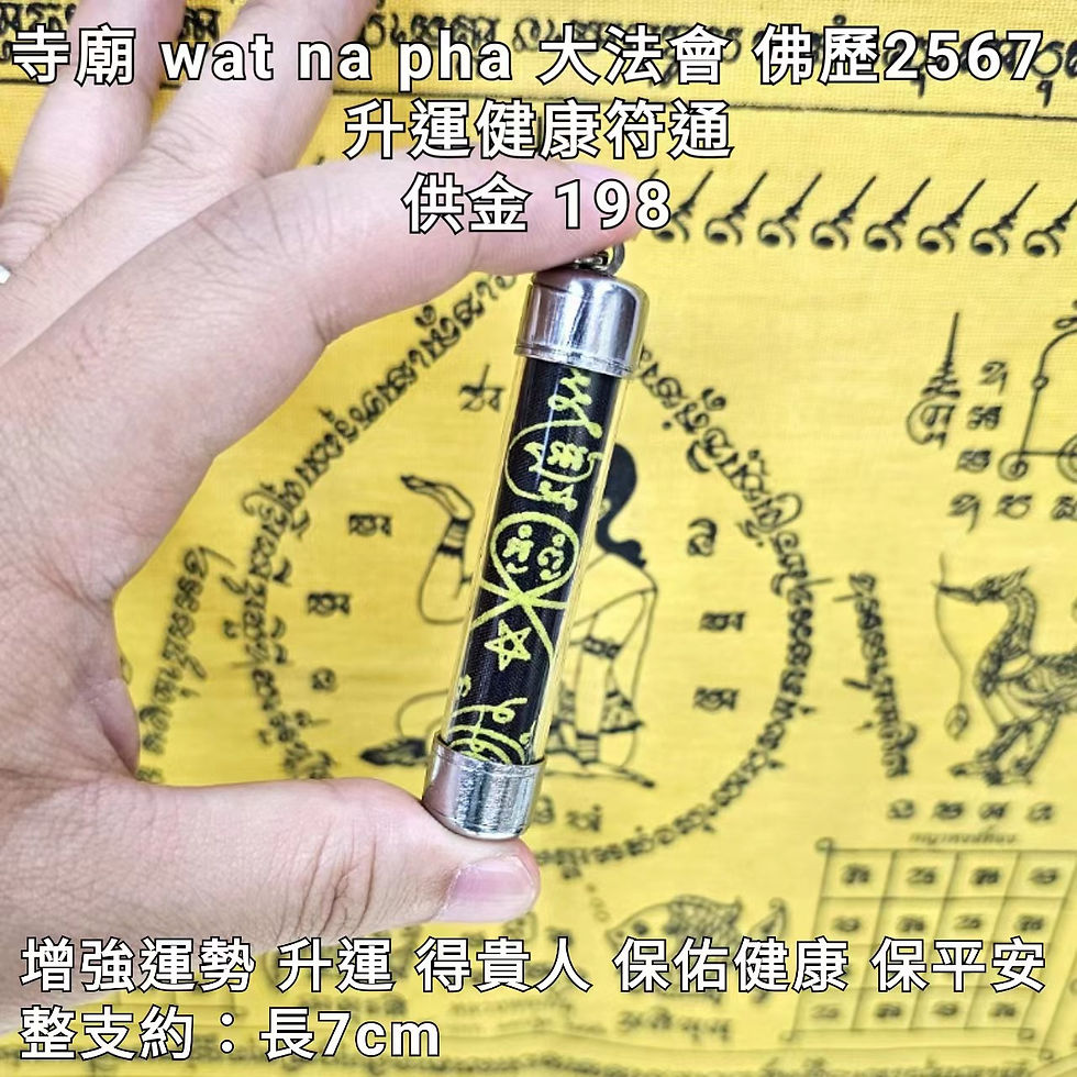 wat na pha 2567 升運健康符通