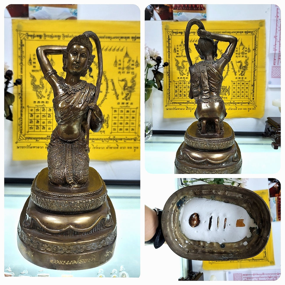 龍婆宏/孔 Wat Petchburi 2546 大地女神供奉