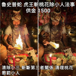 魯史普蛇 虎王斬桃花除小人法事