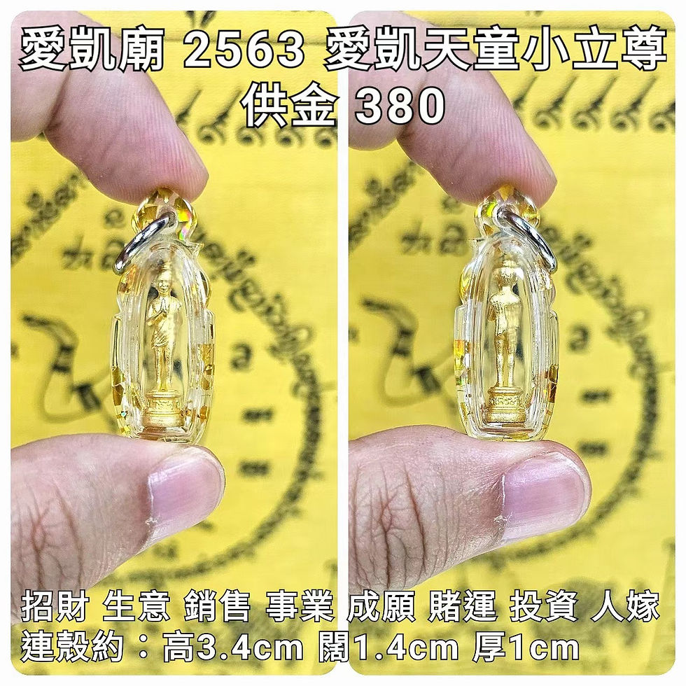 愛凱廟 2563 愛凱天童小立尊