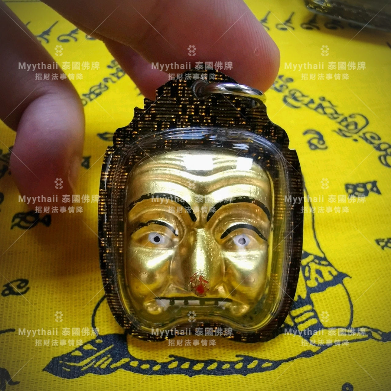 龍婆燙蜀  2560 噴判面具 (聖木)