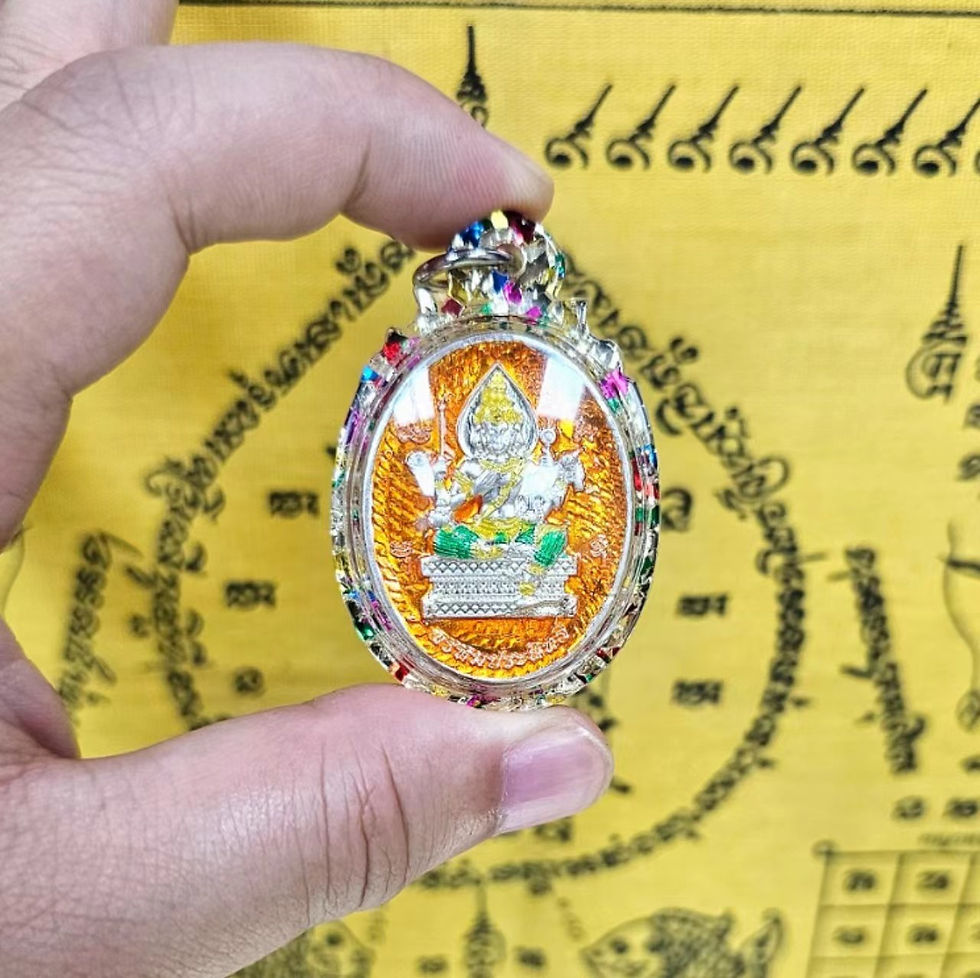 縮圖：龍婆史勒（濟公）+龍婆im 2566 四面神(橙色)