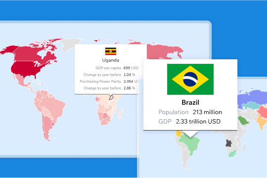 World Map banner