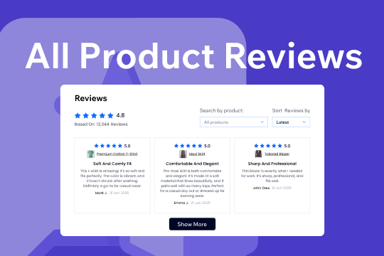 All Product Reviews banner