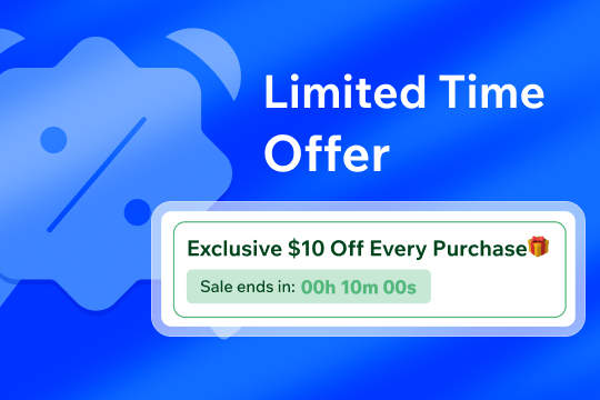 Limited Time Offer banner