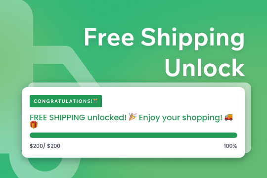 Free Shipping Bar banner