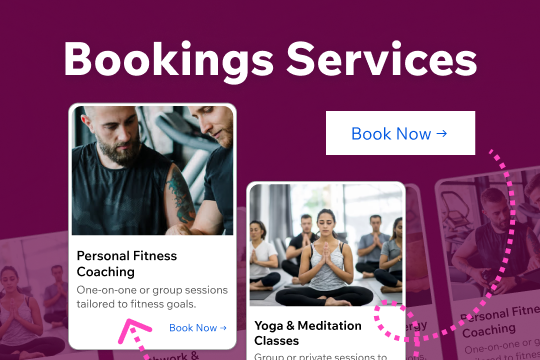 Bookings Services banner