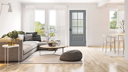 Interior photo of a Therma-Tru door.