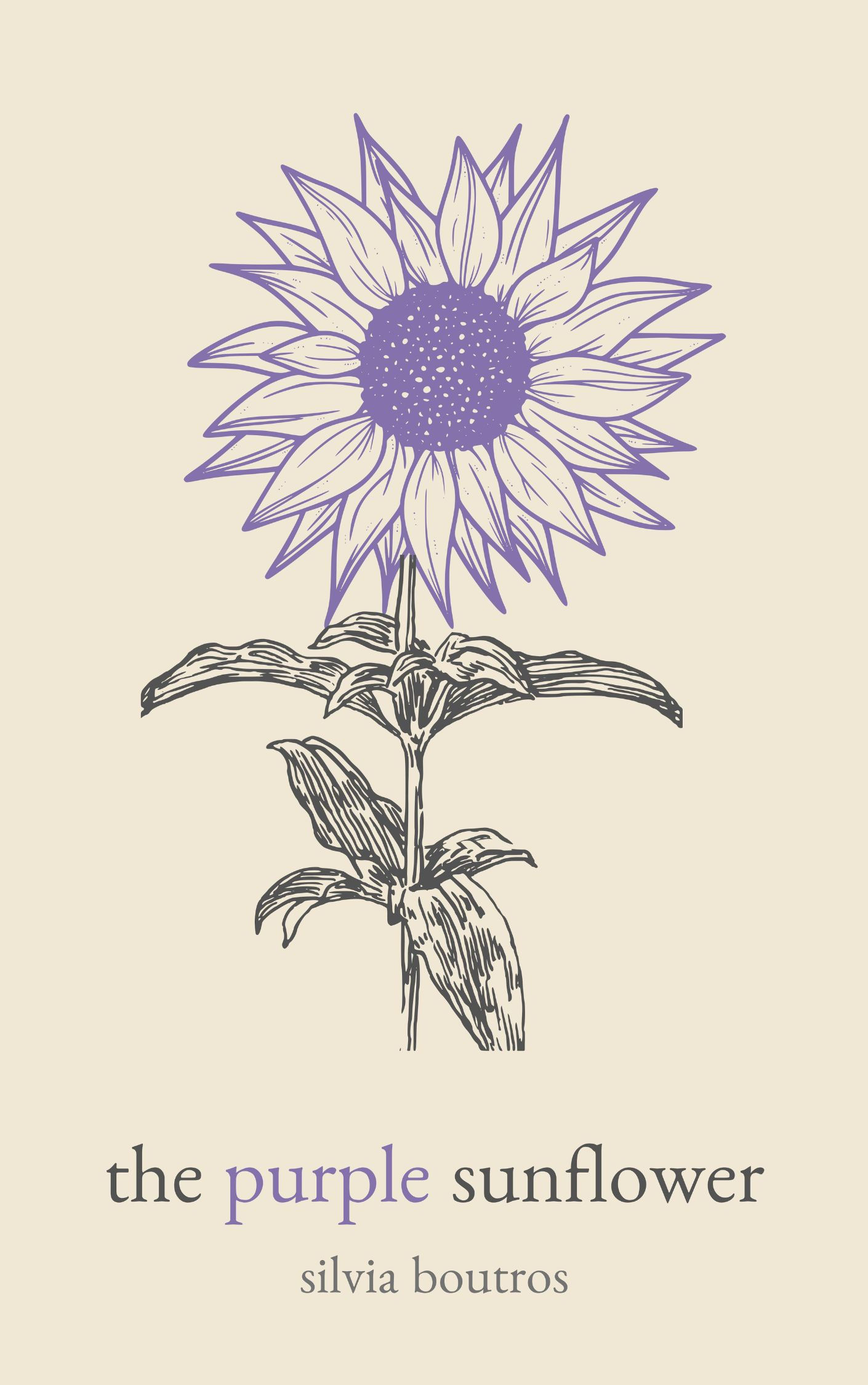 the purple sunflower