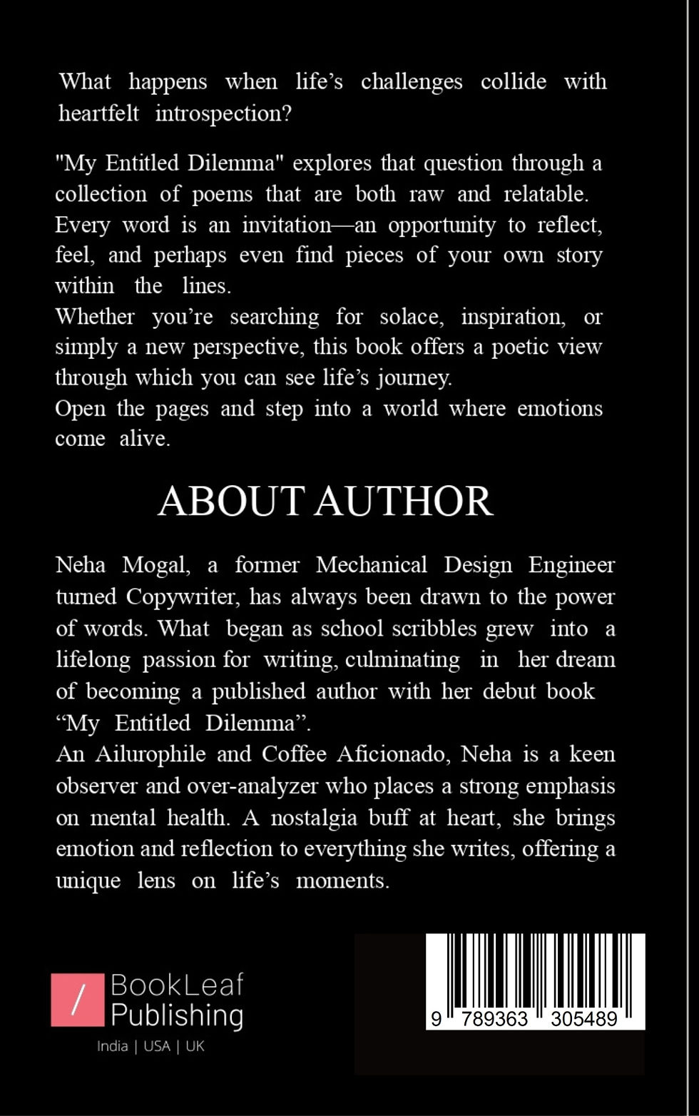 Thumbnail: My Entitled Dilemma-The Poetic Revelation Of Deep Thoughts, Emotional Dilemmas a