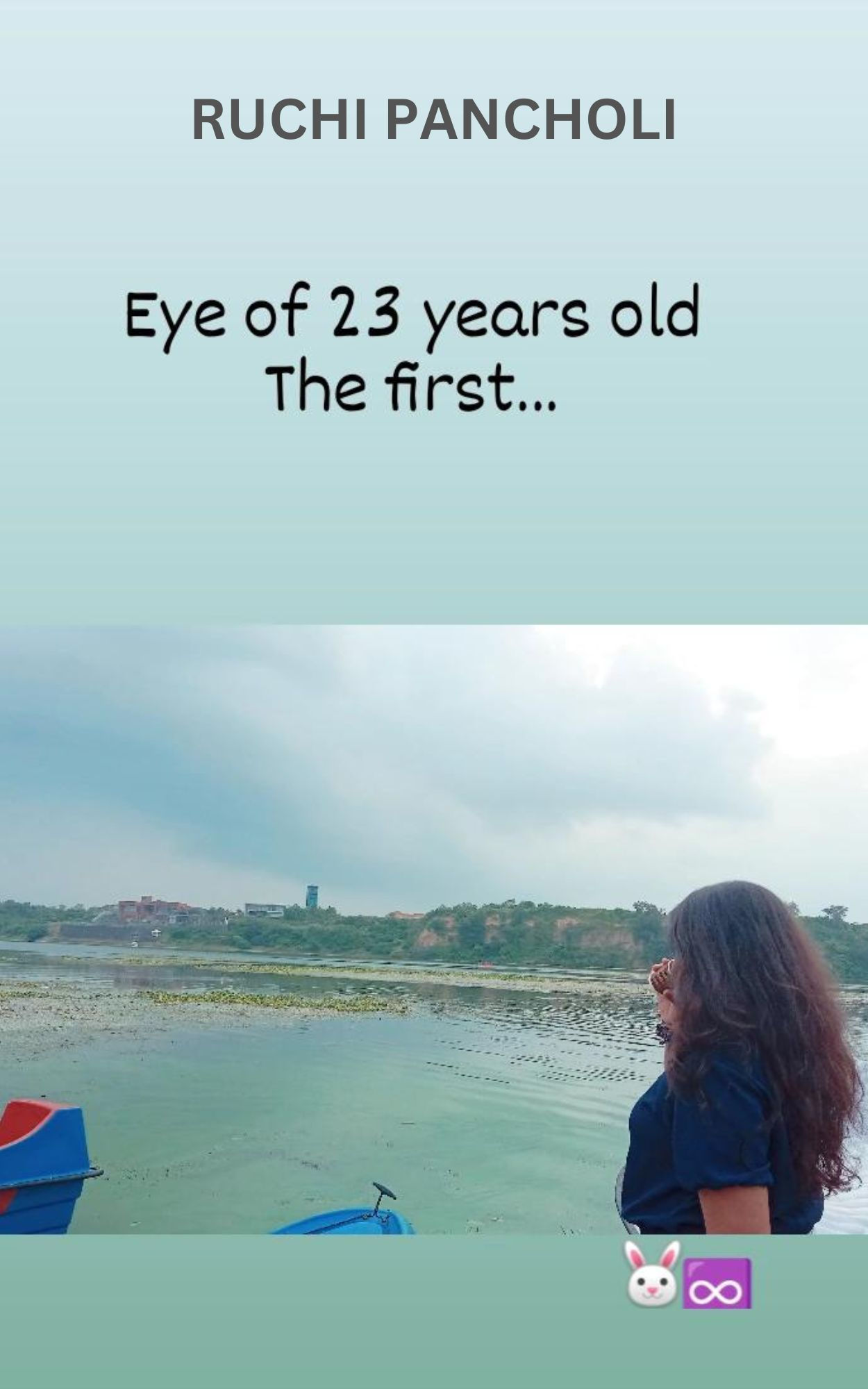 Eye of 23 years old. The first