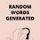 Thumbnail: Random words generated