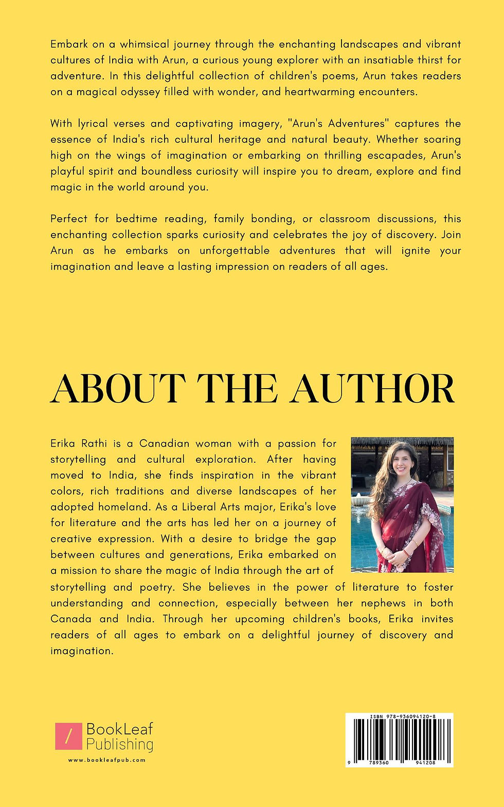 Thumbnail: Arun's Adventures: A Collection of Children's Poems