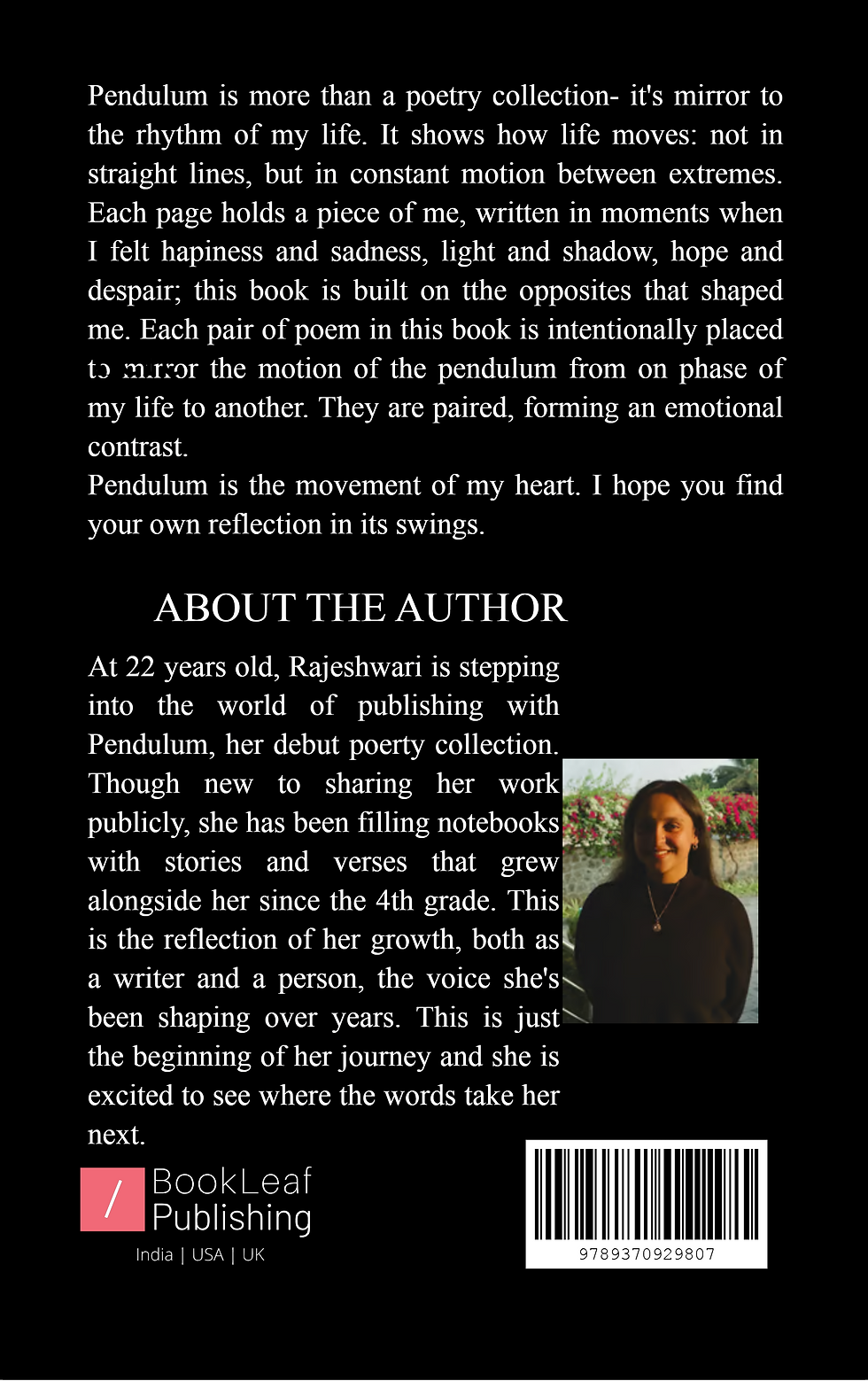 Thumbnail: Pendulum-A Poetry Collection