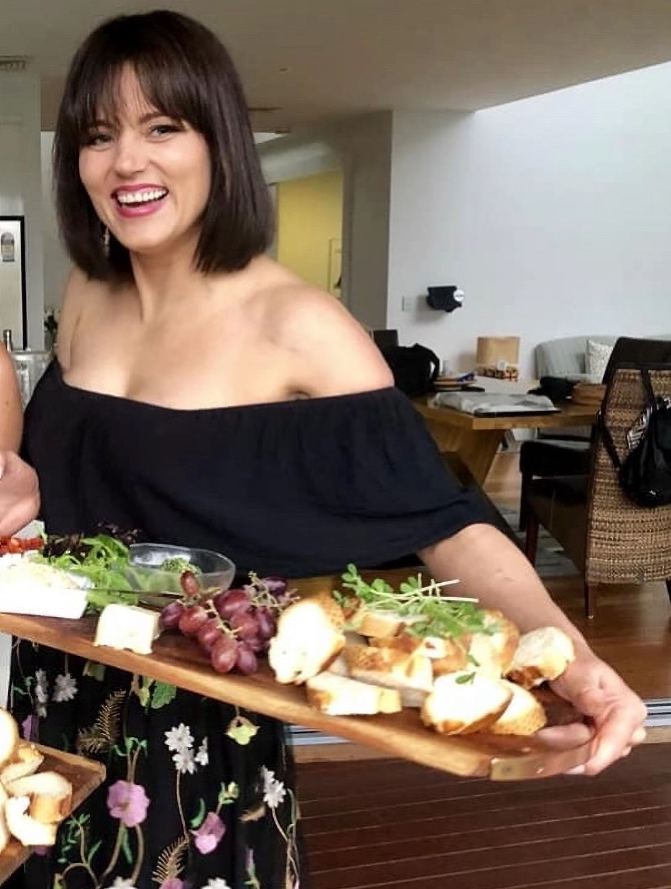 This board is an example of what not to do, no matter how happy I am looking about it.