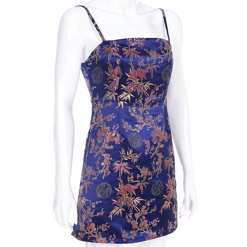 Thumbnail: Blue Chinese Style Dress