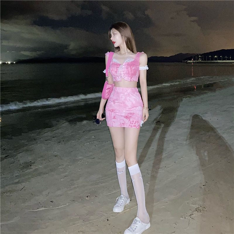 Thumbnail: Aria Purple Tie Dye 2 piece Set