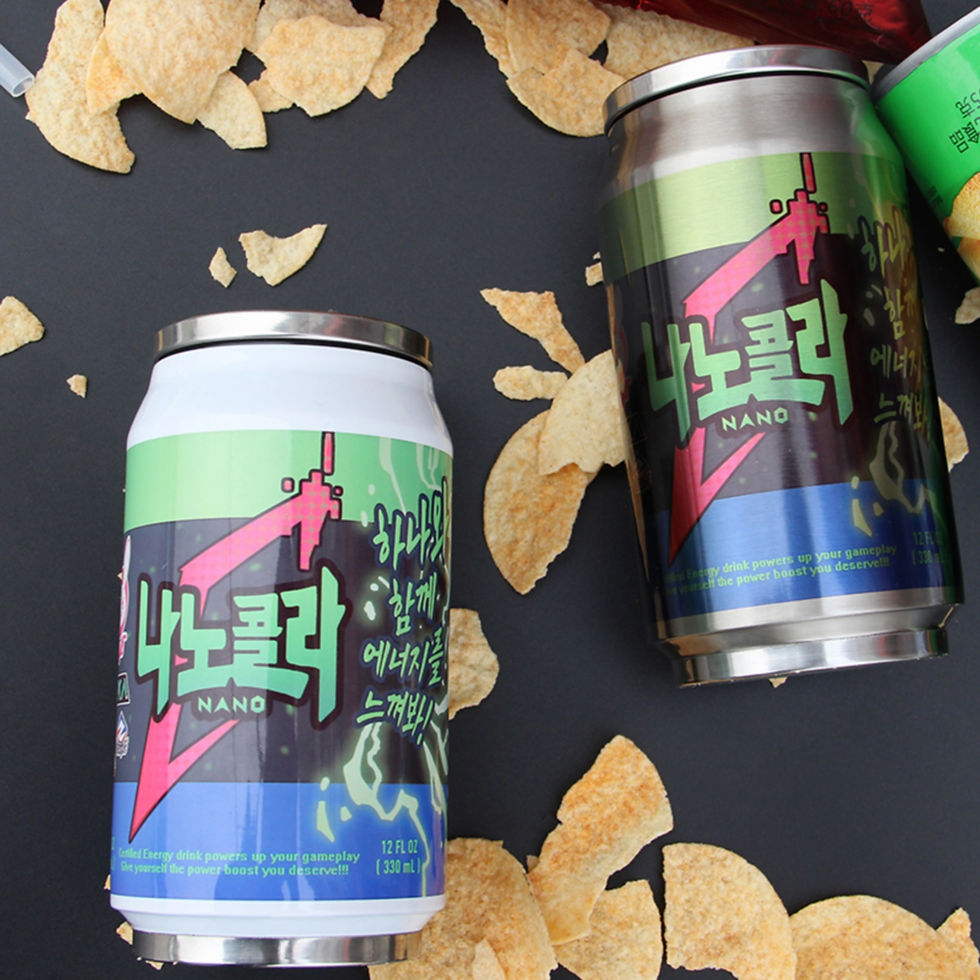 Thumbnail: D.VA Nano Cola Stainless Drink Can Bottle with Sipper