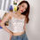 Thumbnail: Floral Blue Printed Top