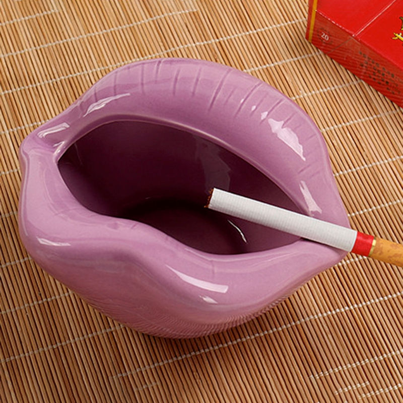 Thumbnail: Ceramic Lips Cigarette Ashtray
