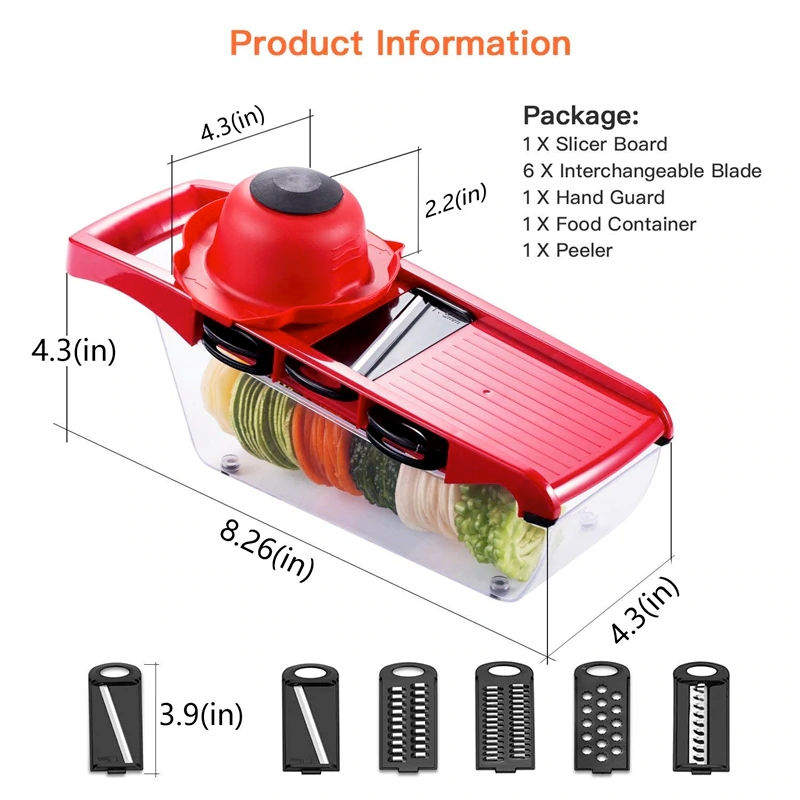 Thumbnail: 6 in 1 Vegetable Slicer