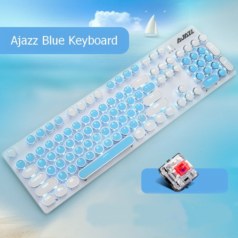 Thumbnail: Ajazz Pink Gaming Wired Mechanical Keyboard