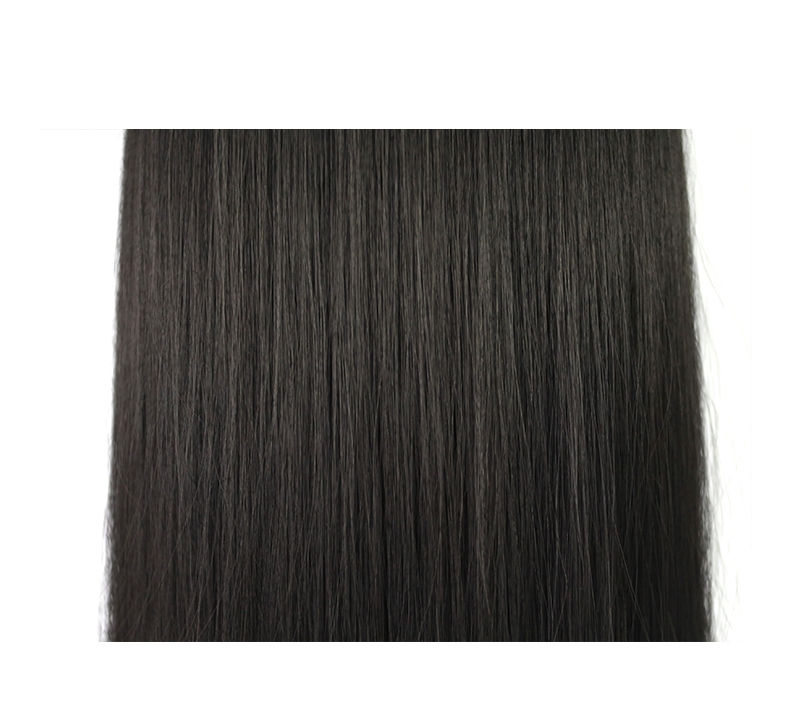 Thumbnail: Black medium black hair with bangs