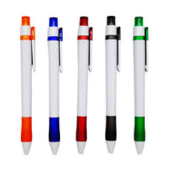 BOLIGRAFO FREVA B088 CLIP BICOLOR, GRIP ANILLADO