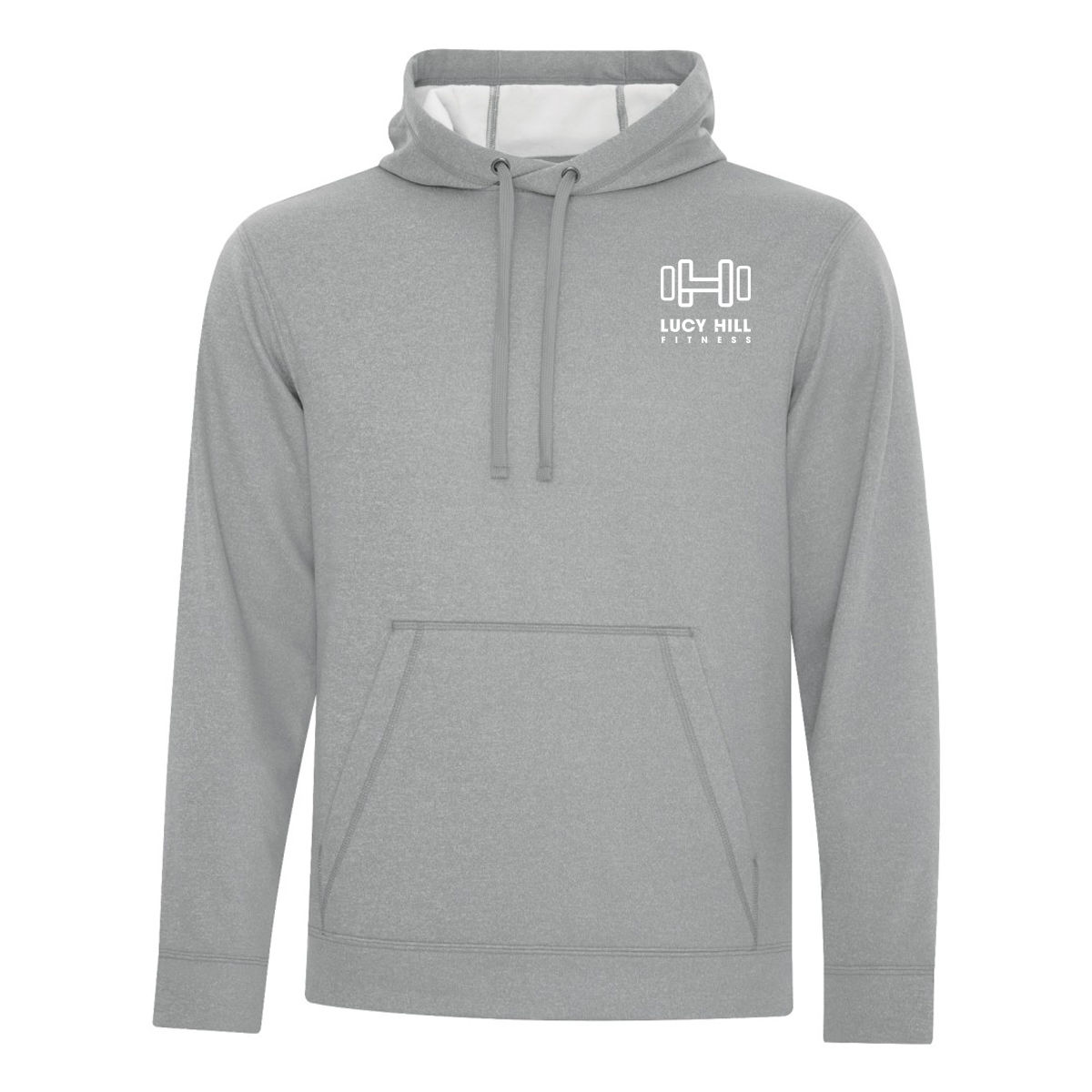 Grey Hoodie (100% Polyester)