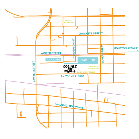 Colors Are Magic Houston Texas Studio Location