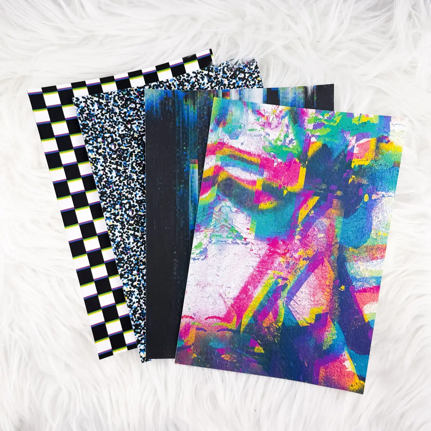 Glitch - A5 Matte Sticker Paper