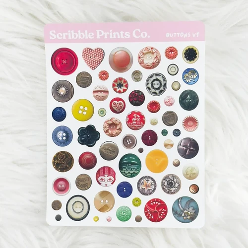 Sticker Plus Button Buttons V1 Stickers | Colors Are Magic
