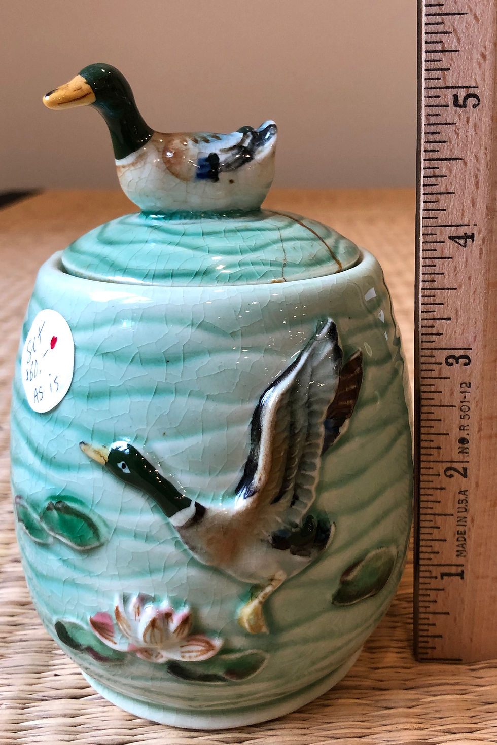 Thumbnail: Vintage Ceramic Service Set with Duck Design