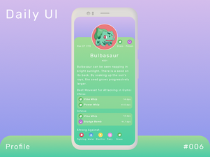 Daily UI #006 Profile