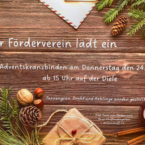 Adventskranzbinden