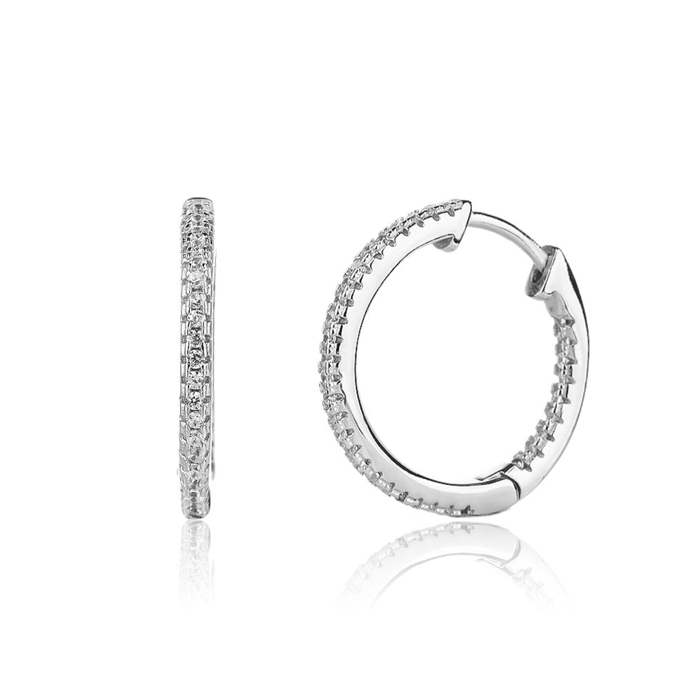 עגילי חישוק 14מ"מ