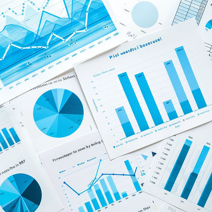create-blue-visual-representations-business-analysis-presentations-reports-data-statistics