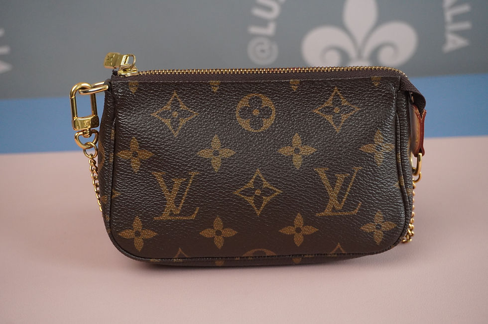Thumbnail: Preowned Authentic Louis Vuitton Mini Pochette Accessoires